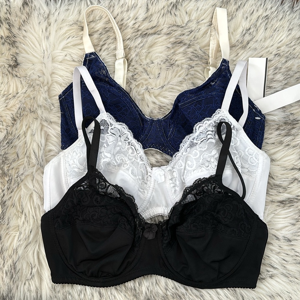 3 Body Naturals Unlined Bra Bundle